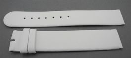 18 mm Leder Uhrenarmband weiss, Nr. 50a