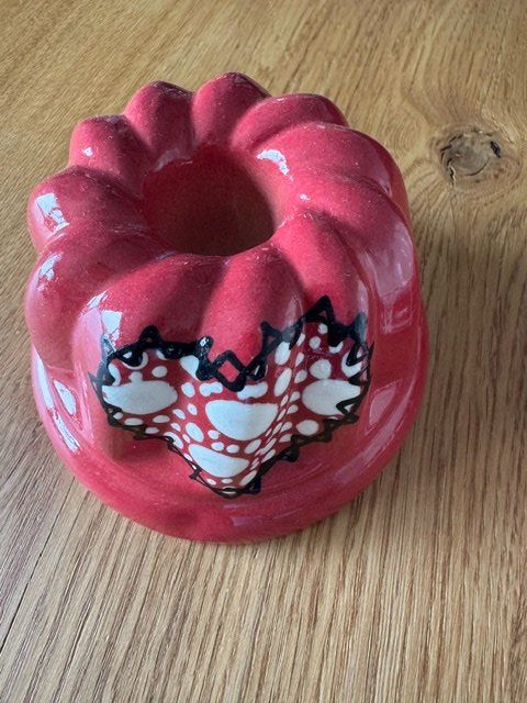 Backformen: Gugelhopfform mit Herz, rot/weiss – Gebraucht aus Evilard von inf_9ff9 1