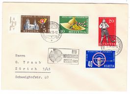 Lettre de Zürich BPA A688 pour Zürich le 2.IV.55