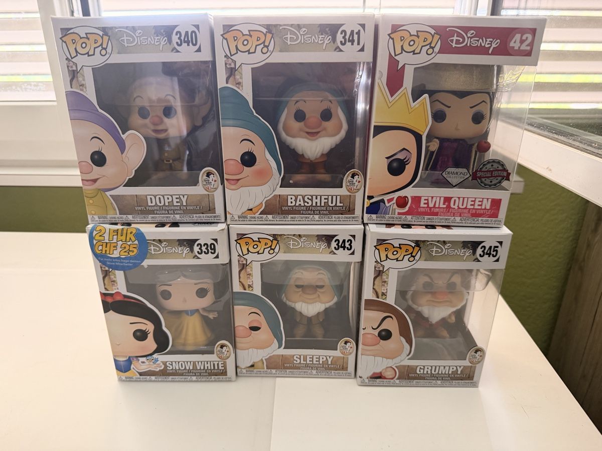 Funko Figuren: Funko Pop Disney Figuren Set, 6 Stk – Neu (gemäss Beschreibung) aus Ebikon von mimxmy