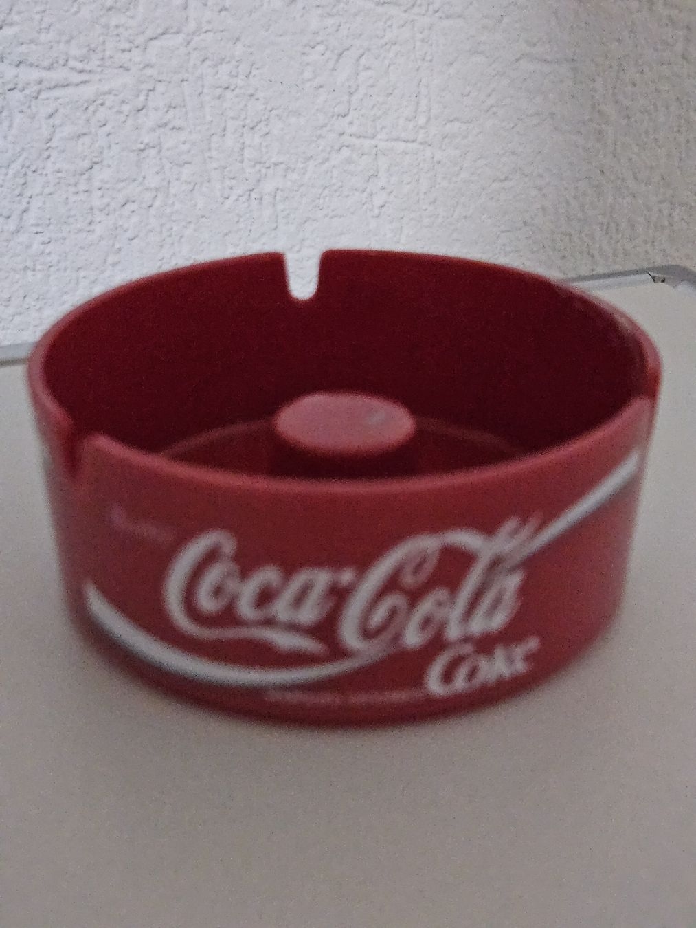 Coca-Cola Portacenere: Vintage Coca-Cola Werbeaschenbecher Rot. – Usato da Mellingen venduto da Aegert5 1
