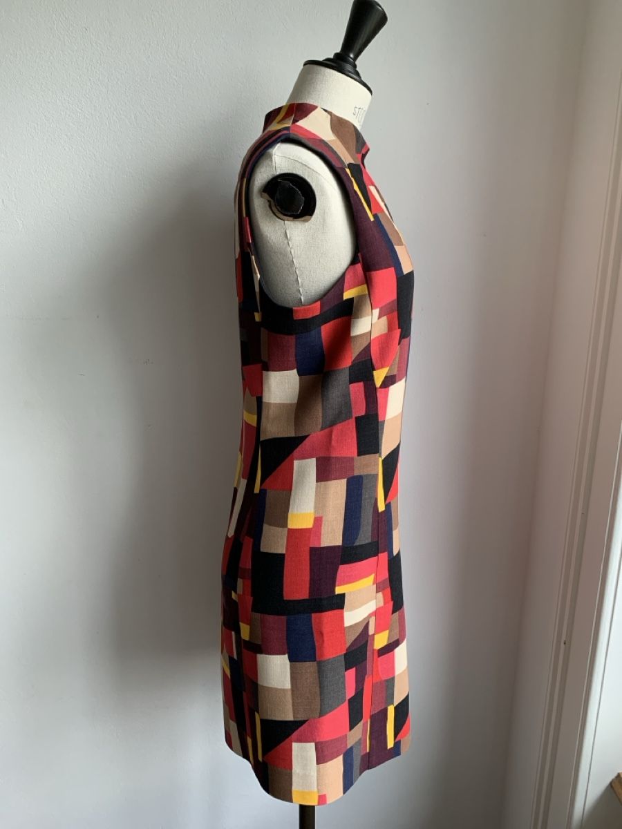 Akris Kleider: AKRIS: Exklusives, herrlich gemustertes Kleid, 38 – Gebraucht aus Luzern von designluzern 3