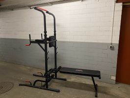 Fitness Tower mit Hantelbank guter Zustand