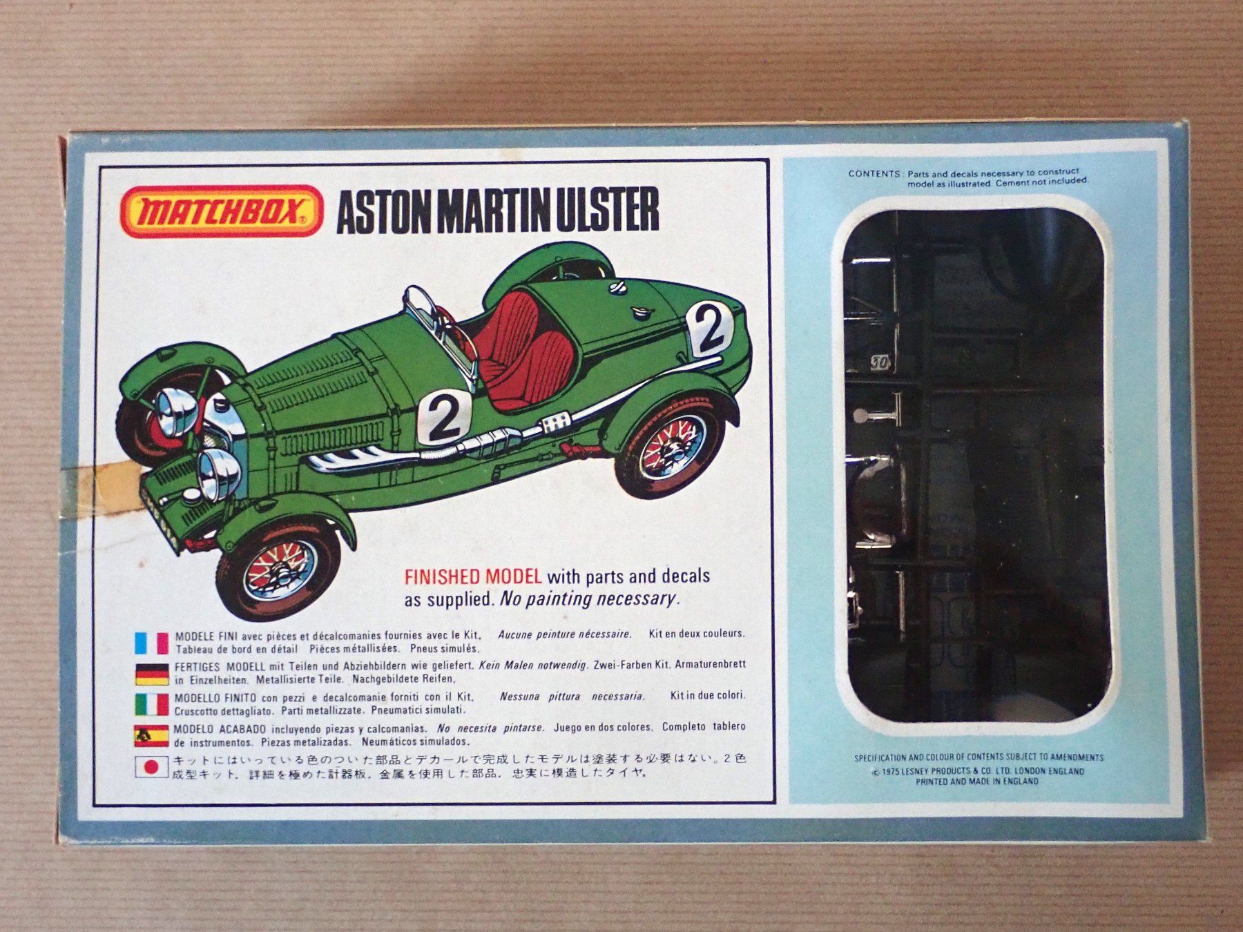 Matchbox Modellautos: Aston Martin Ulster - Matchbox 1/32 – Neu und originalverpackt aus Winterthur von 602ccm 1