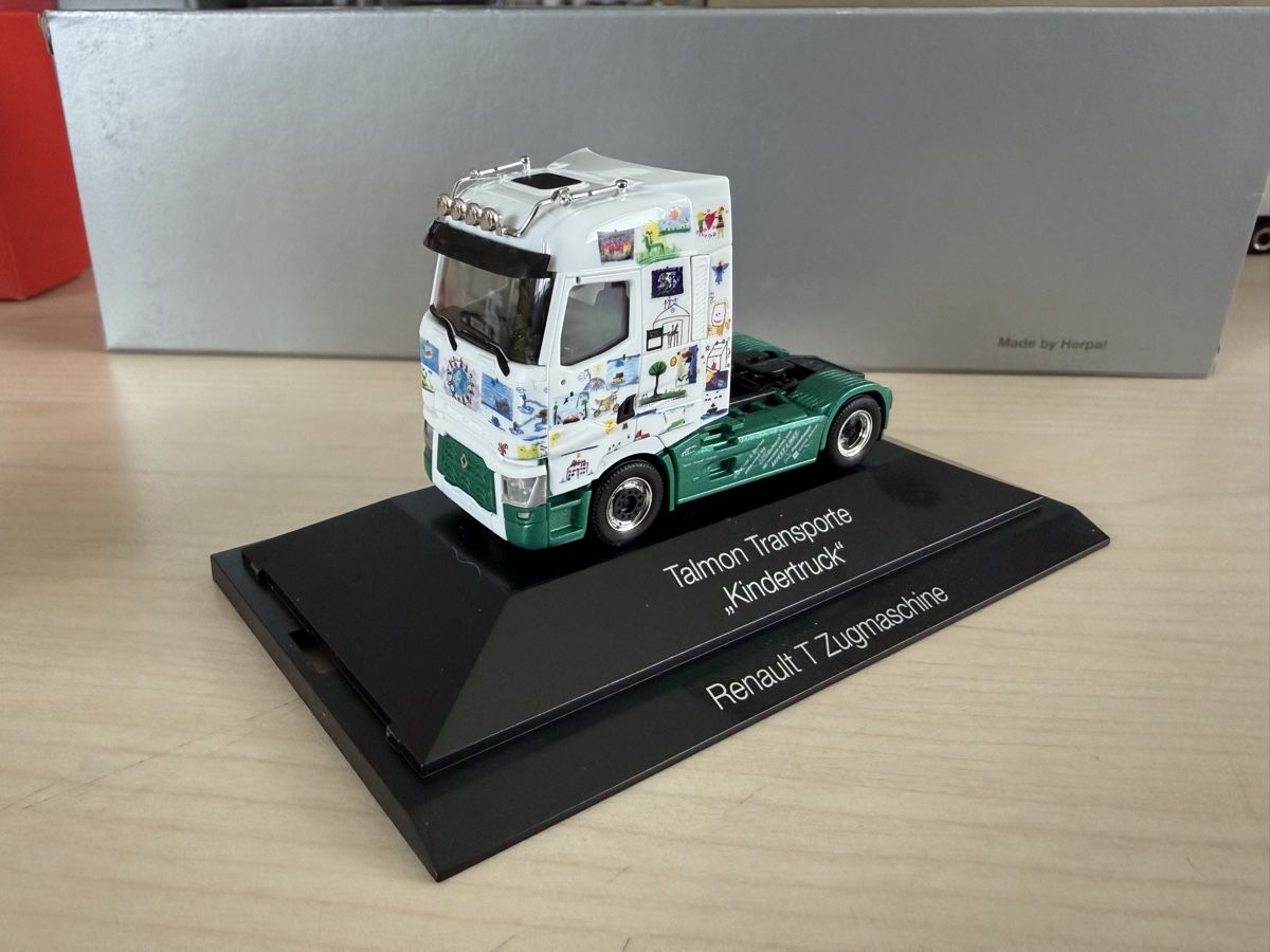 Herpa Modellini d'auto: Renault T Talmon in PC-Vitrine – Nuovo e nell'imballaggio originale da Felben-Wellhausen venduto da Mobil01