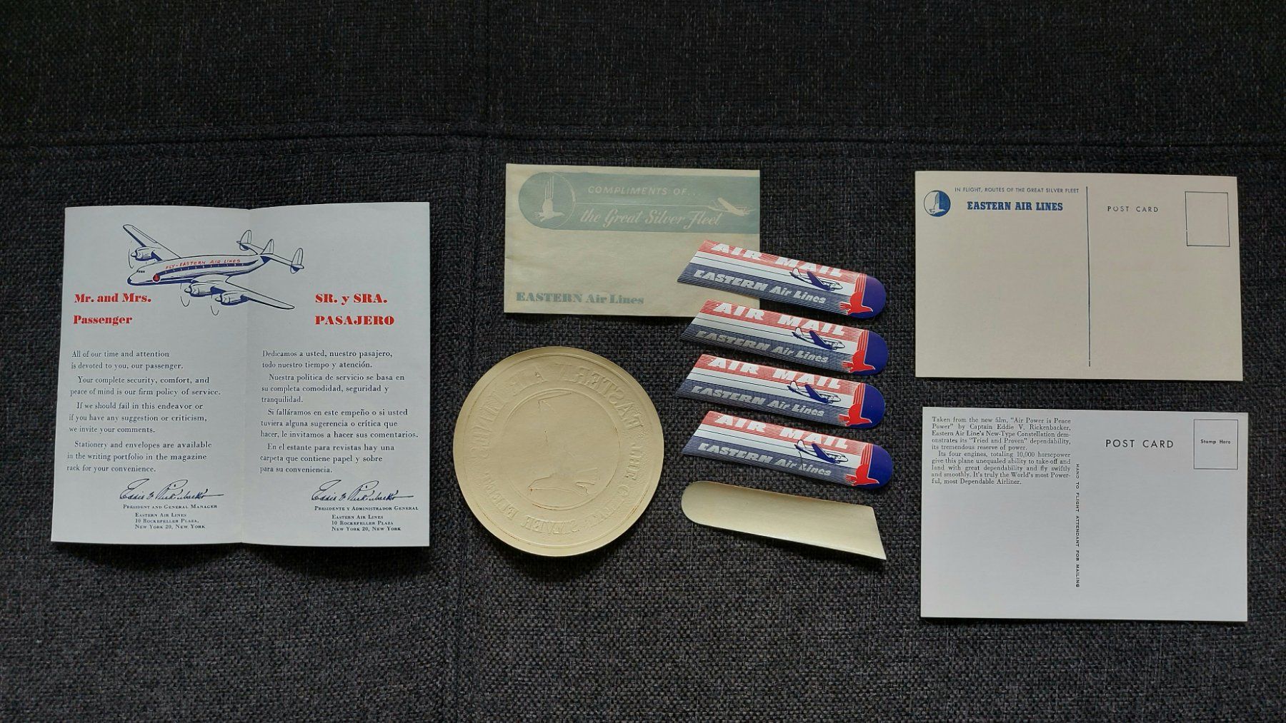 Cartoline postali: Eastern Air Lines Great Silver Fleet / Postkarten u. Sticker – Nuovo (secondo la descrizione) da Brütten venduto da Tempest4 1