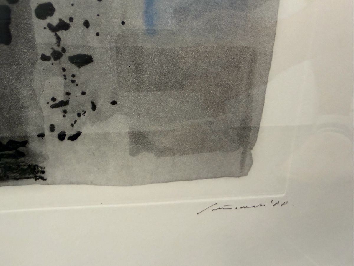Grafica & Litografie: Grosse Litographie, Giuseppe Santomaso 1988, handsigniert – Usato da Horn venduto da HanSolo. 2