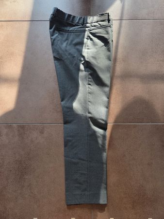 Edo Popken Herren-Anzughose Grau Gr. 50 (Wolle/Lycra) – Top!