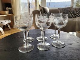 6er Set Weingläser, klein aber fein