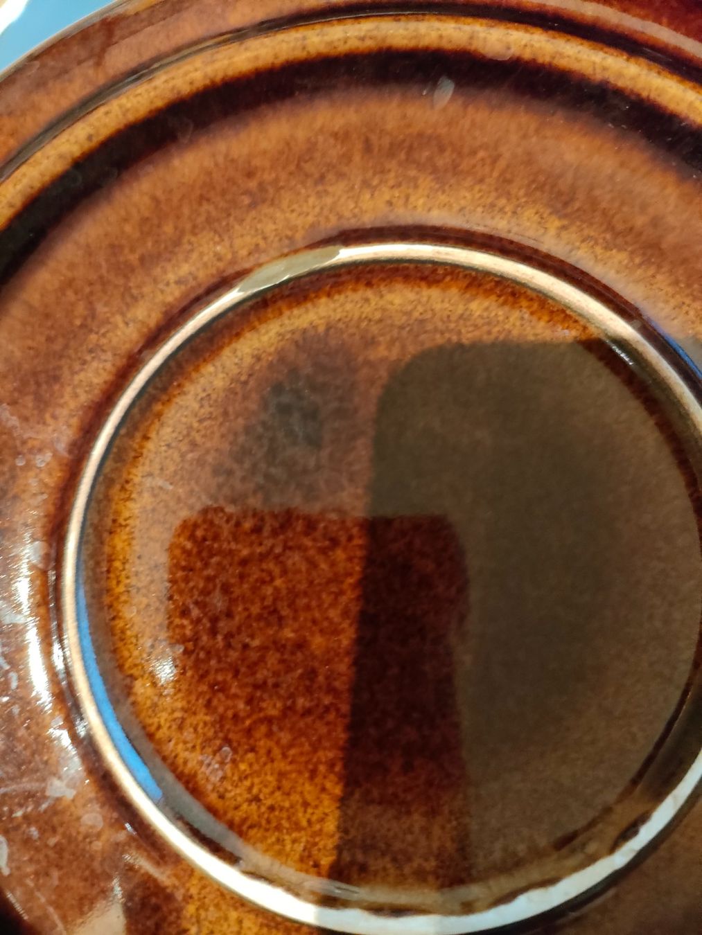 Teller: braune Fondue Teller - 10 Stk – Gebraucht aus Wiesendangen von s_er 3