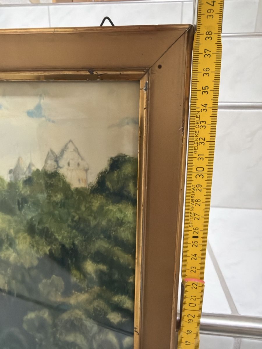 Dipinti: Altes Aquarell, Schloss Wildegg. – Usato da Biberist venduto da Momo33 6