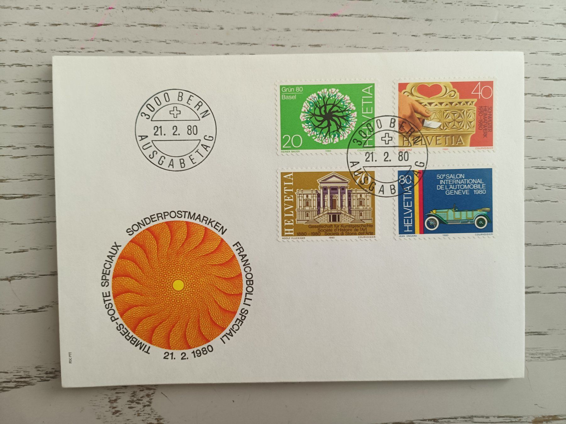 Alle Briefmarken: 1980 FDC Werbemarken – Gebraucht aus Dübendorf von goeggi79