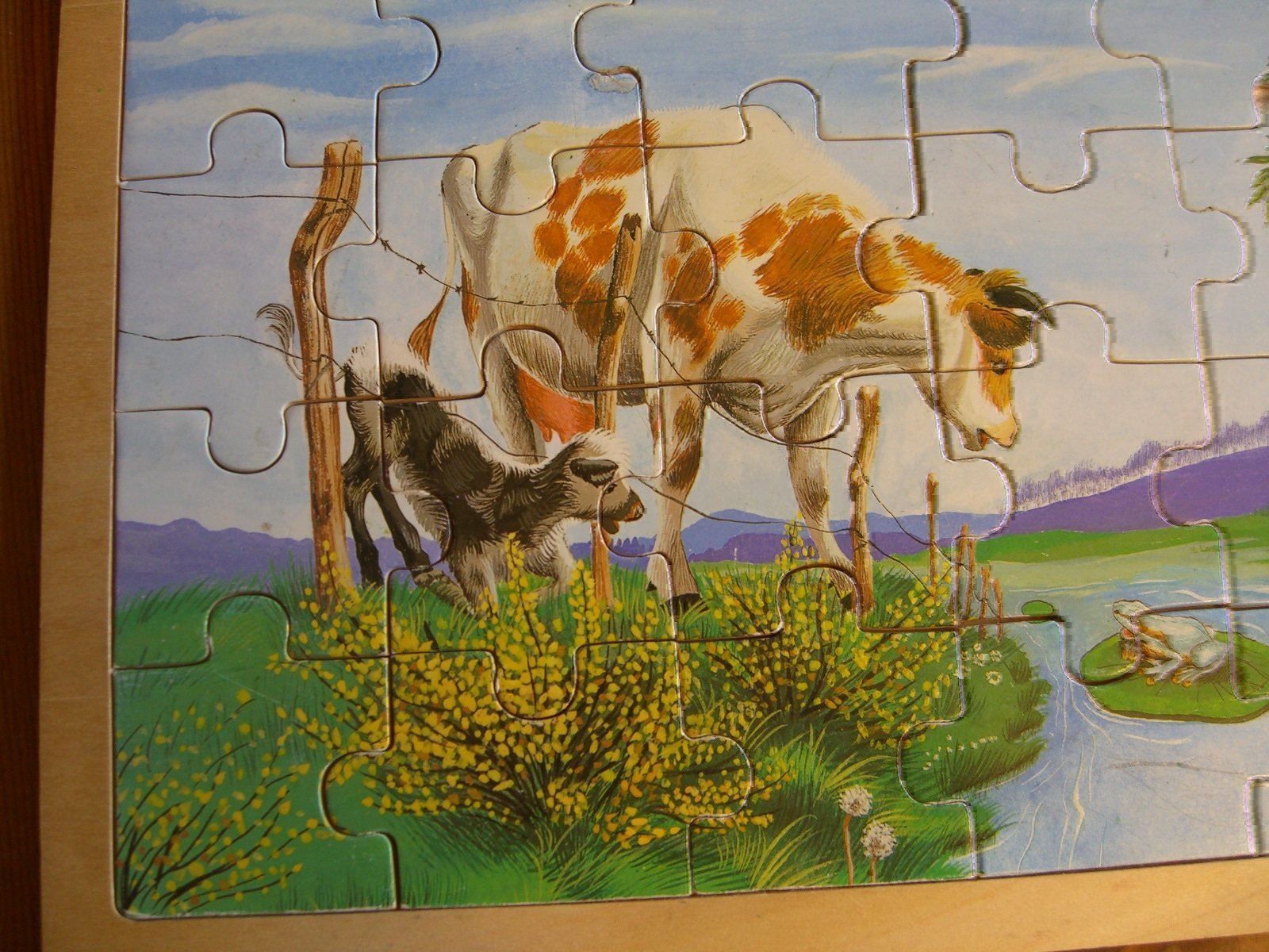 Puzzle: sehr schönes,Holz-Rahmen-Puzzle "beeboo" – Usato da Winterthur venduto da Gaia 5