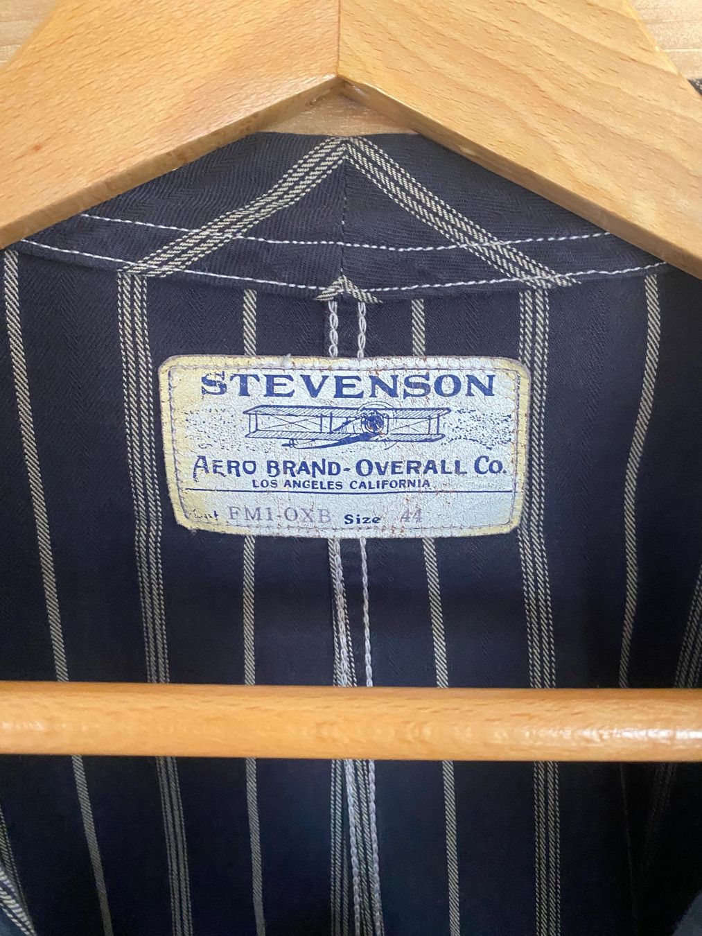Camicie: Stevenson Overall Co. Foreman Black Stripe Shirt, Hemd – Usato da Illnau venduto da Machi3 3