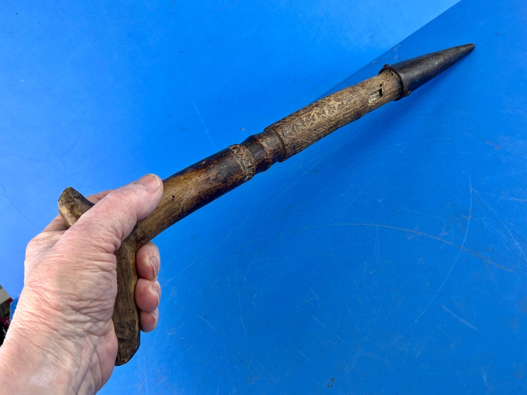 Tutti gli attrezzi: Antikes Setzholz  ca. 18.JH. 40 cm lang – Usato da Unterengstringen venduto da Gustav03 3