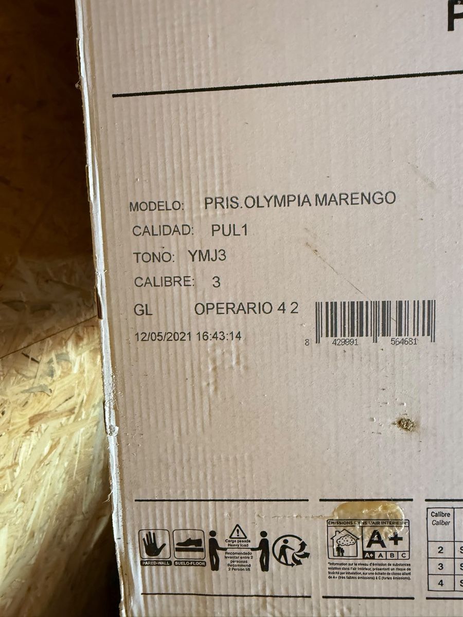Bodenbeläge: Feinsteinzeugplatten PRISMA Olympia Marengo 60x60cm 1.44m2 – Neu und originalverpackt aus Turgi von bild95 9