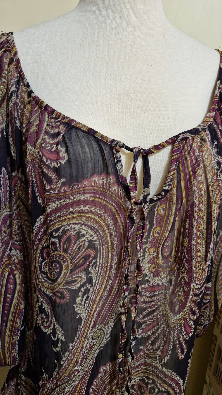 Camicette: SODA Bluse mit Paisley Muster, Grösse L – Nuovo (secondo la descrizione) da Oberengstringen venduto da Sheera7 3