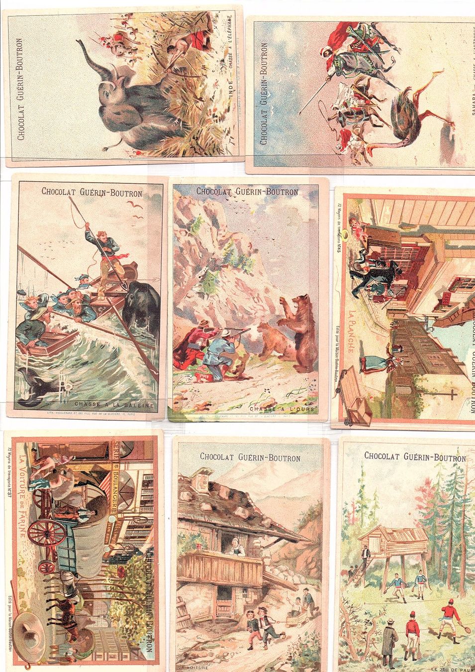 Sammelbilder & Trading cards: Sammelbilder 28St. Chocolat Guerin-Boutron – Gebraucht aus Mörschwil von antiksalon21 2