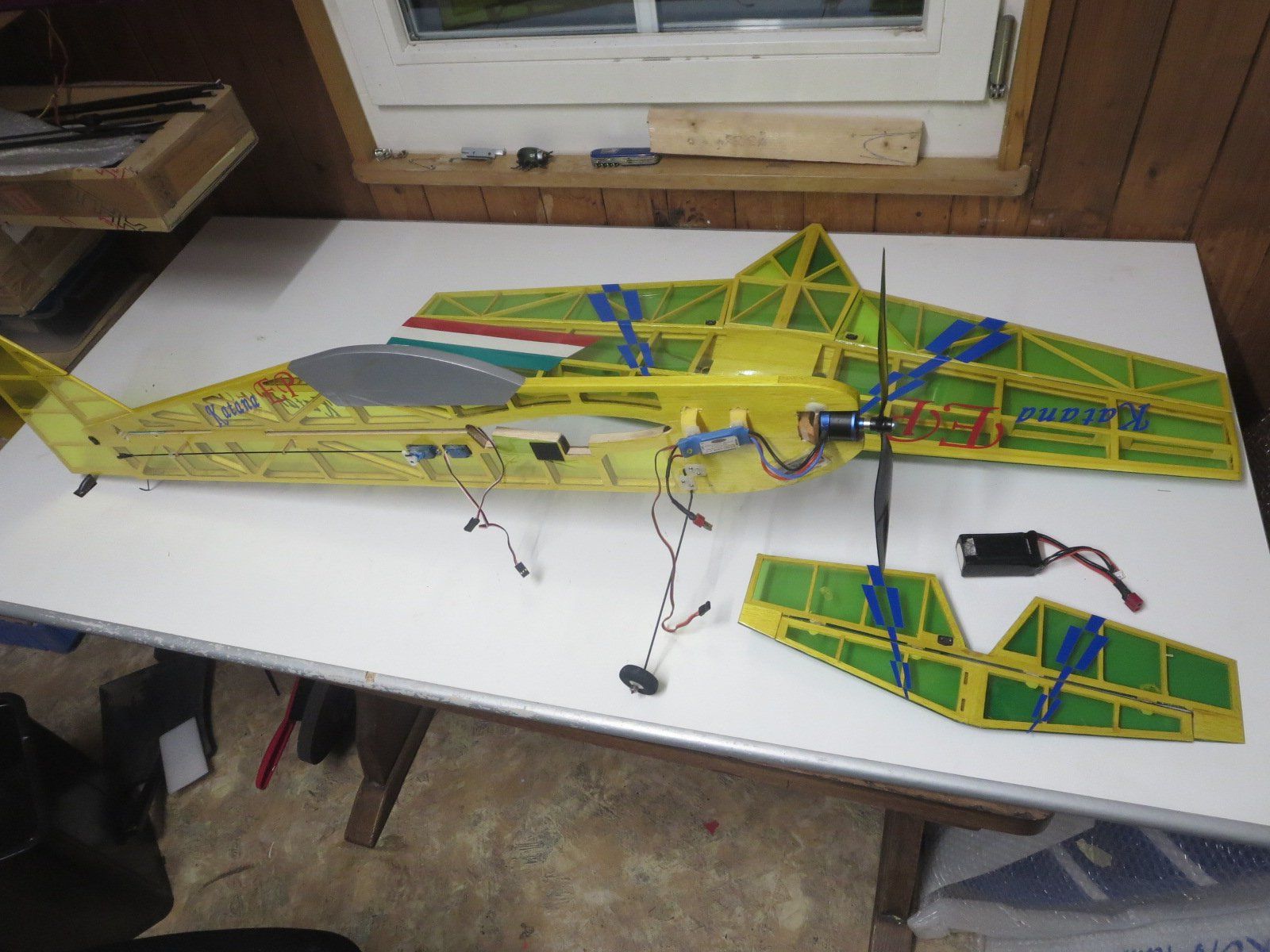 RC Modellbau: RC Flugzeug Elektro KATHENA 90cm 600g – Gebraucht aus Ottikon von Locomotive01 9