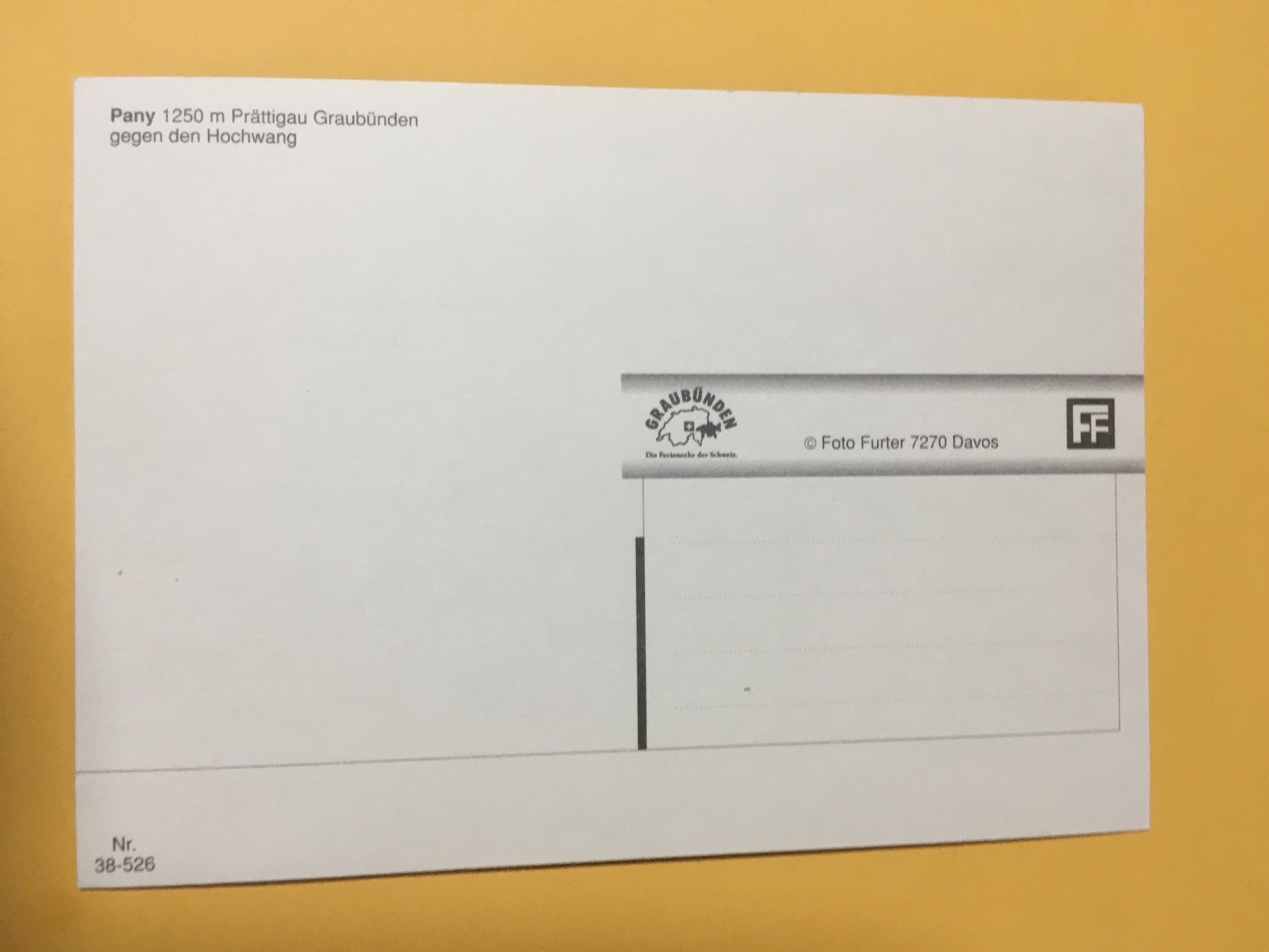 Cartoline postali: Pany Prättigau Graubünden – Usato da Küttigen venduto da Melisch1000 1