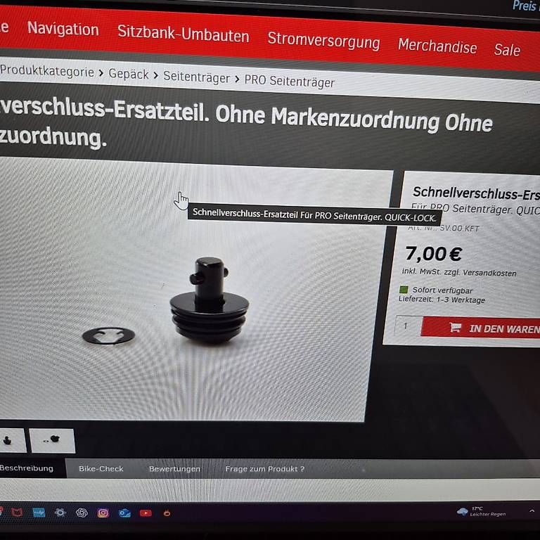 SW-Motech Supporti a parete: SW Motech Trax Seitenträger Triumph – Usato da Gamprin venduto da Holzkunst. 3