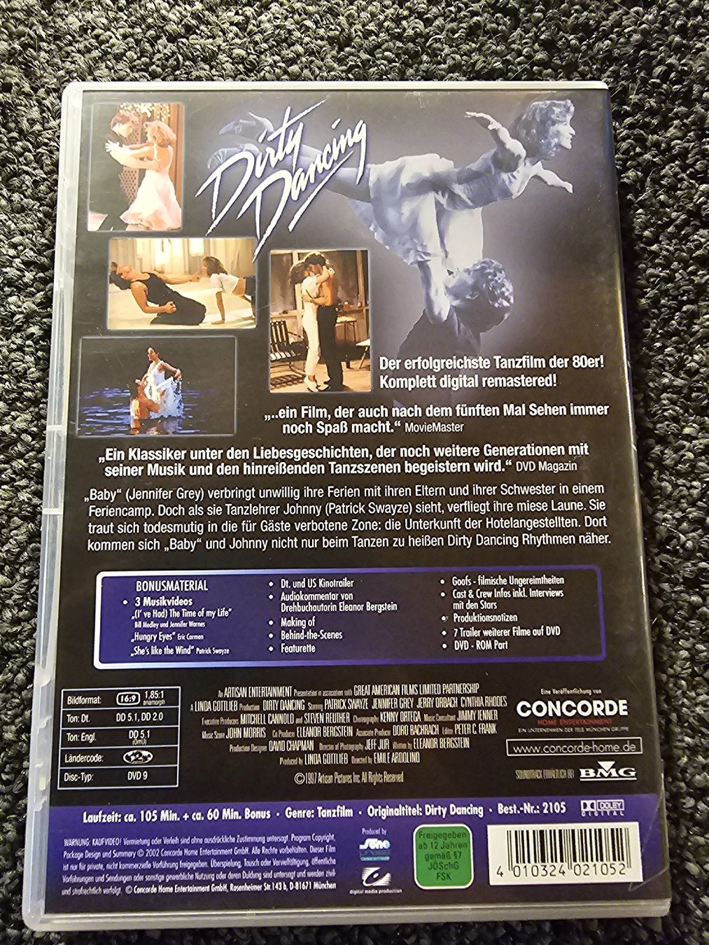 Tutti i DVDs: Dirty Dancing Special Edition (22628) – Usato da Ruswil venduto da jan_bxl5 1