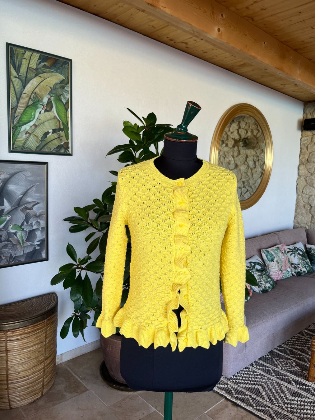 Zara Gilet & Giacche senza maniche: Jaquette jaune ZARA M – Nuovo (secondo la descrizione) da Seiry venduto da vanille08