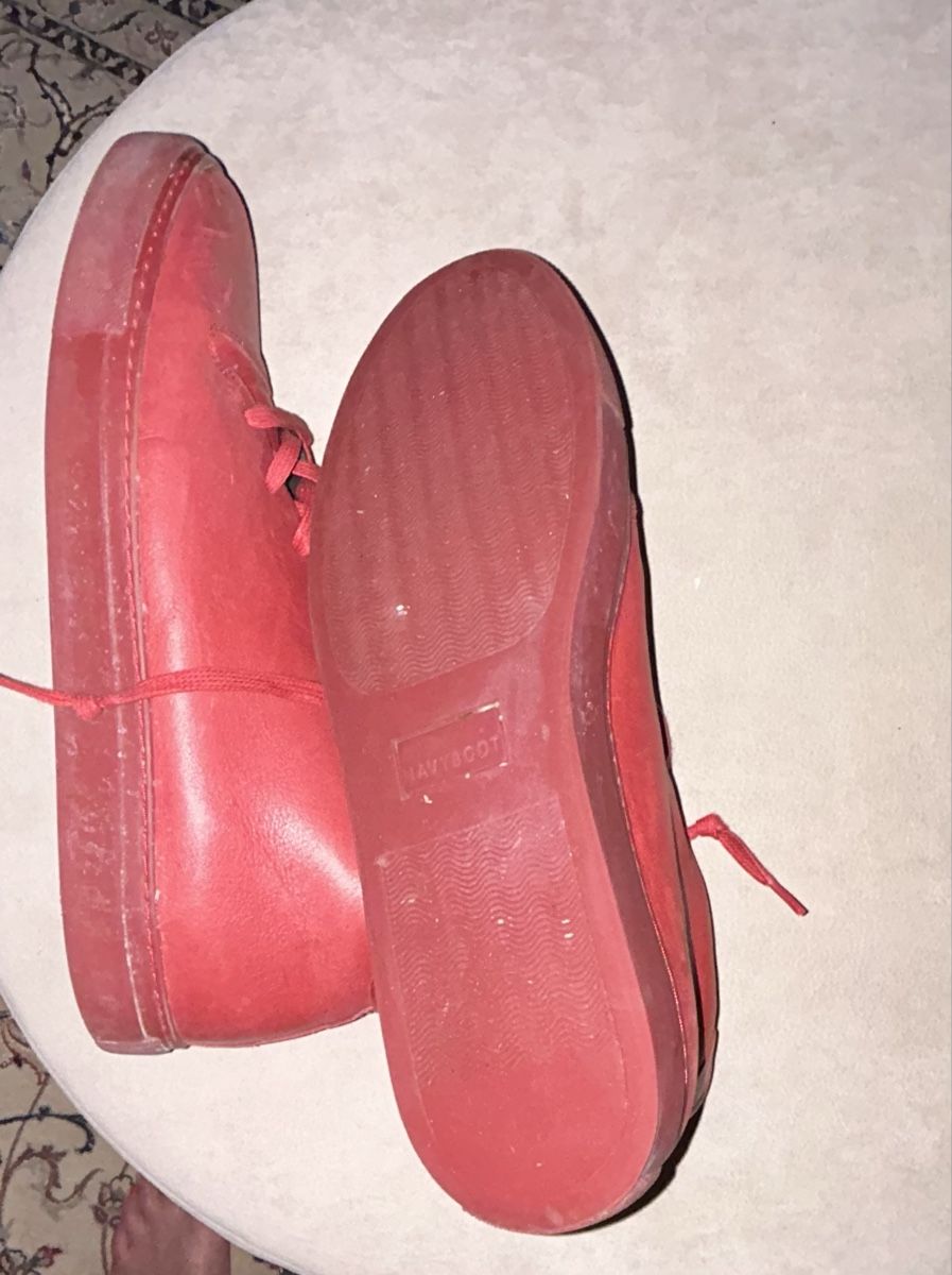 Navyboot Scarpe da uomo: Herren Schuhe rot Grösse 45 NAVYBOOT Leder – Usato da Männedorf venduto da Raendy 2