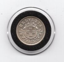 (1075) Schweiz, 10 Rappen 1873, top stgl