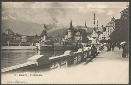 Carte P de 1904 ( Luzern / Promenade )