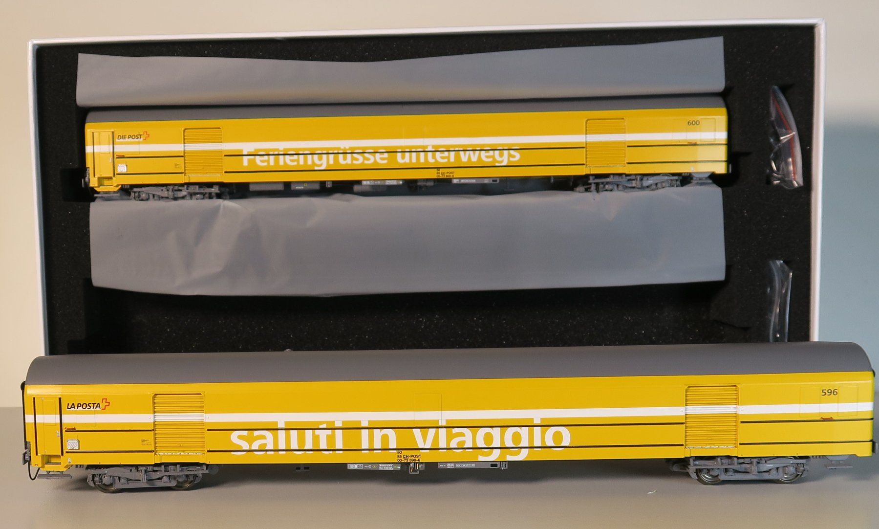 LS Models Modelleisenbahnen: LS Models Set 97204 "Die Post" Postwagen Z – Neu und originalverpackt aus Bern von Bantiger2000