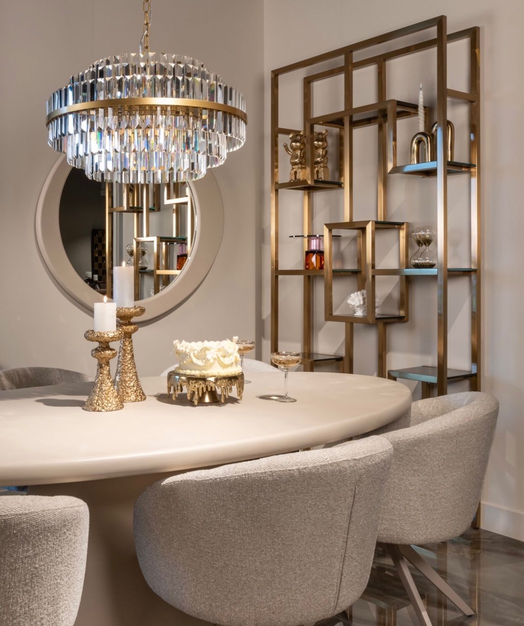 Tavoli: RICHMOND INTERIORS*Dining table Clayton beige – Nuovo e nell'imballaggio originale da Ruswil venduto da Miami-2026 5