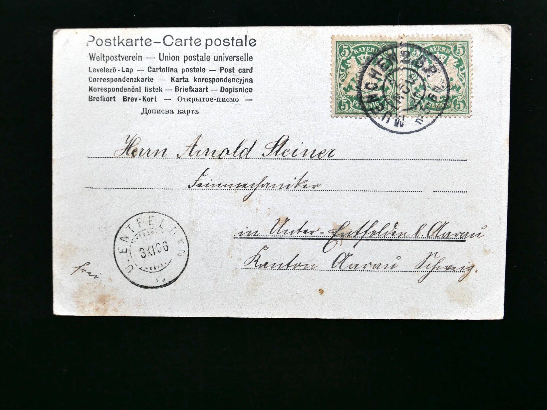 Cartoline postali: AK MüNCHEN Sendlinger Kirche, gelaufen 1906 – Usato da Bern venduto da Balzamico 1