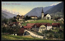 AK Bürglen, Teilansicht mit Kirche, Tells Geburtsort