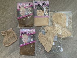 Set 9 Stück Haarnetze Kappen für Perrücken  NEU OVP