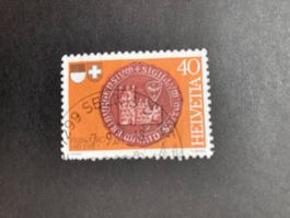 Schweiz 1981 Fribourg 40 Vollstempel SEEWIES DORF 7.9.81