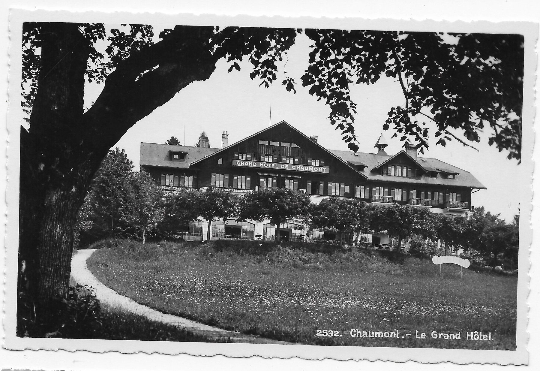 Cartoline postali: Chaumont.- Le Grand Hotel – Usato da Hefenhofen venduto da Richsalz