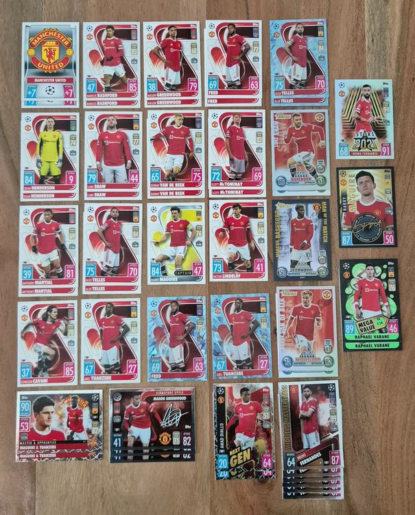 288 Karten von Englische Vereine - Topps Match Attax 4