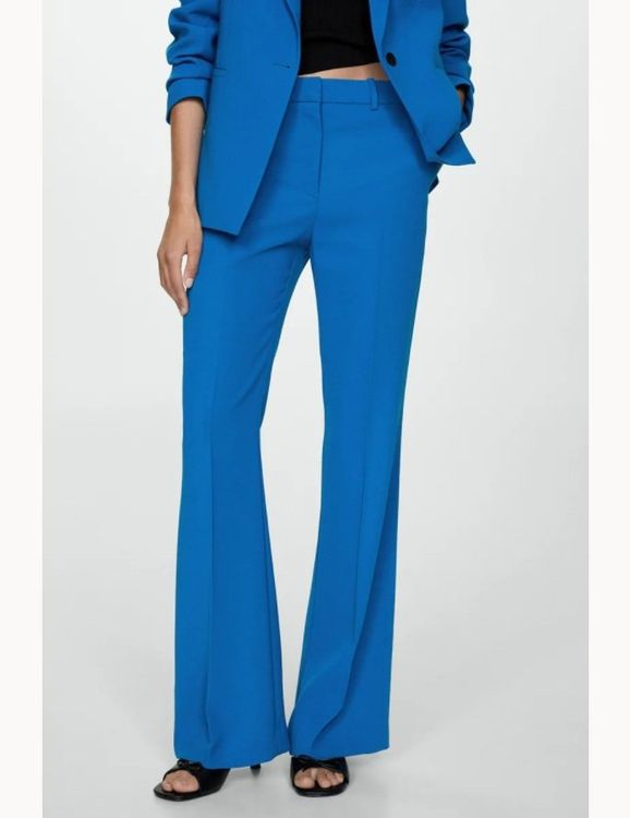 Spannende Blaue Anzughose Damen Bild