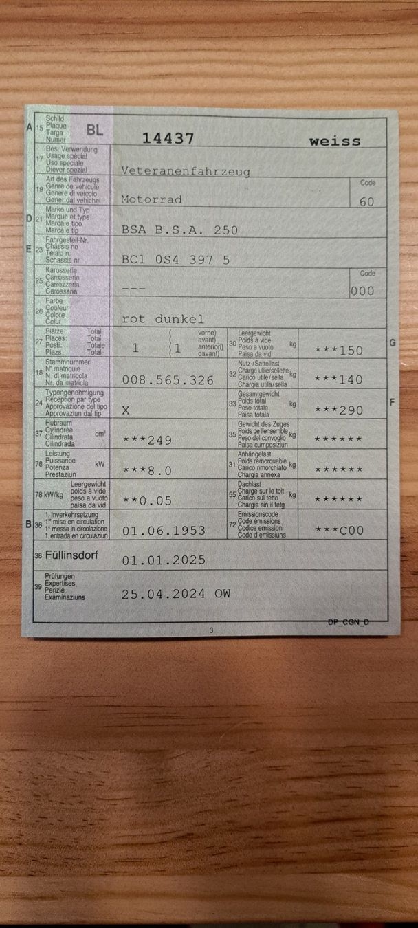 Autres: BSA C11 – D'occasion à Muttenz par Bebby63 3