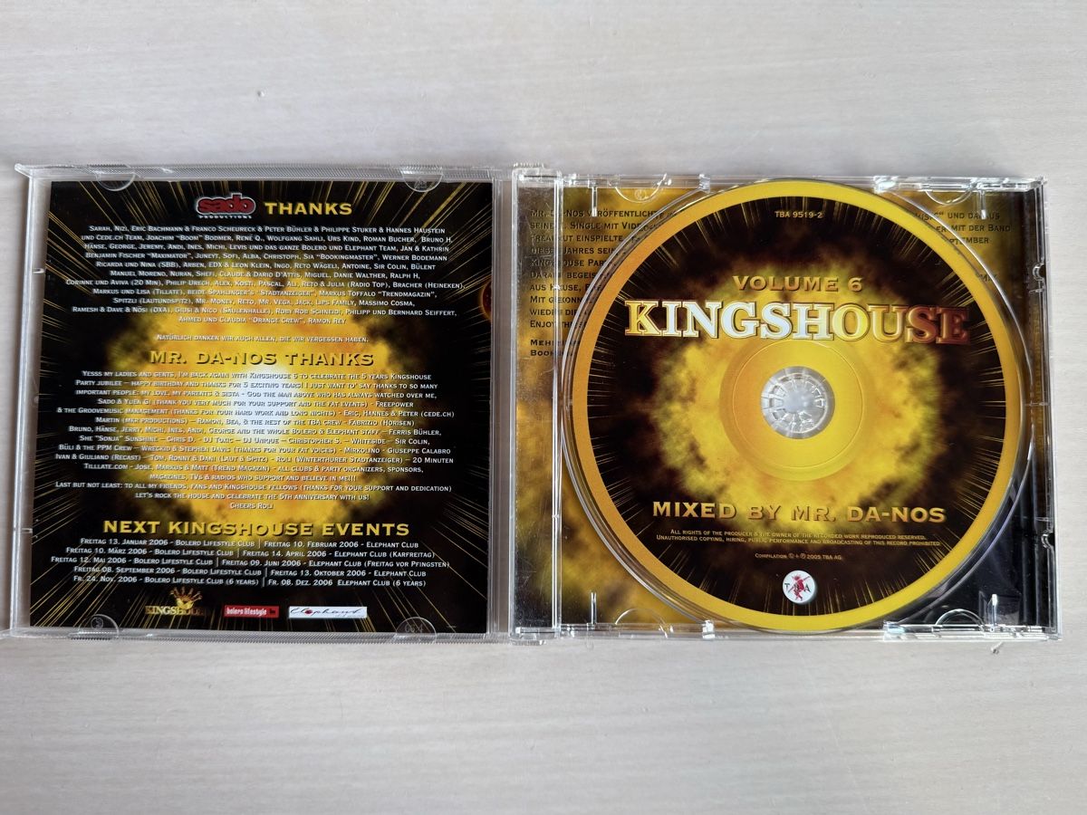 CDs: Kingshouse Vol. 6 - Mr. Da-Nos CD 2005 – Gebraucht aus Oberried Brienz von Chyara 2