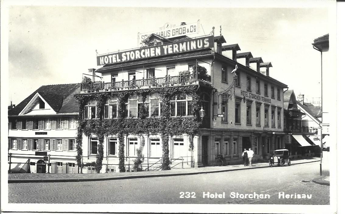 Cartoline postali: AK  Herisau  Hotel – Usato da Appenzell venduto da mai25