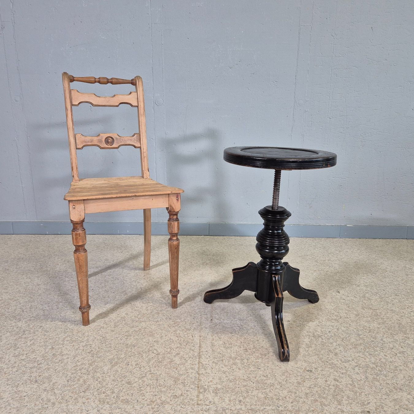 Sgabelli: Antik Klavierhocker Piano Stool  Drehhocker – Usato da Nottwil venduto da Wondewa-Shop 2