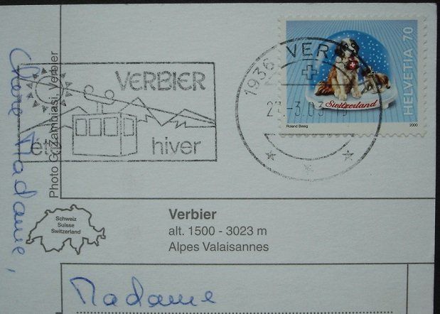 Cartoline postali: VERBIER – Usato da Jona venduto da philajona 1