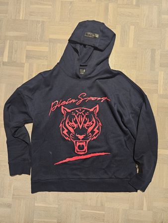 Plein Sport Hoodie Herren Grösse L Schwarz/Rot Tiger