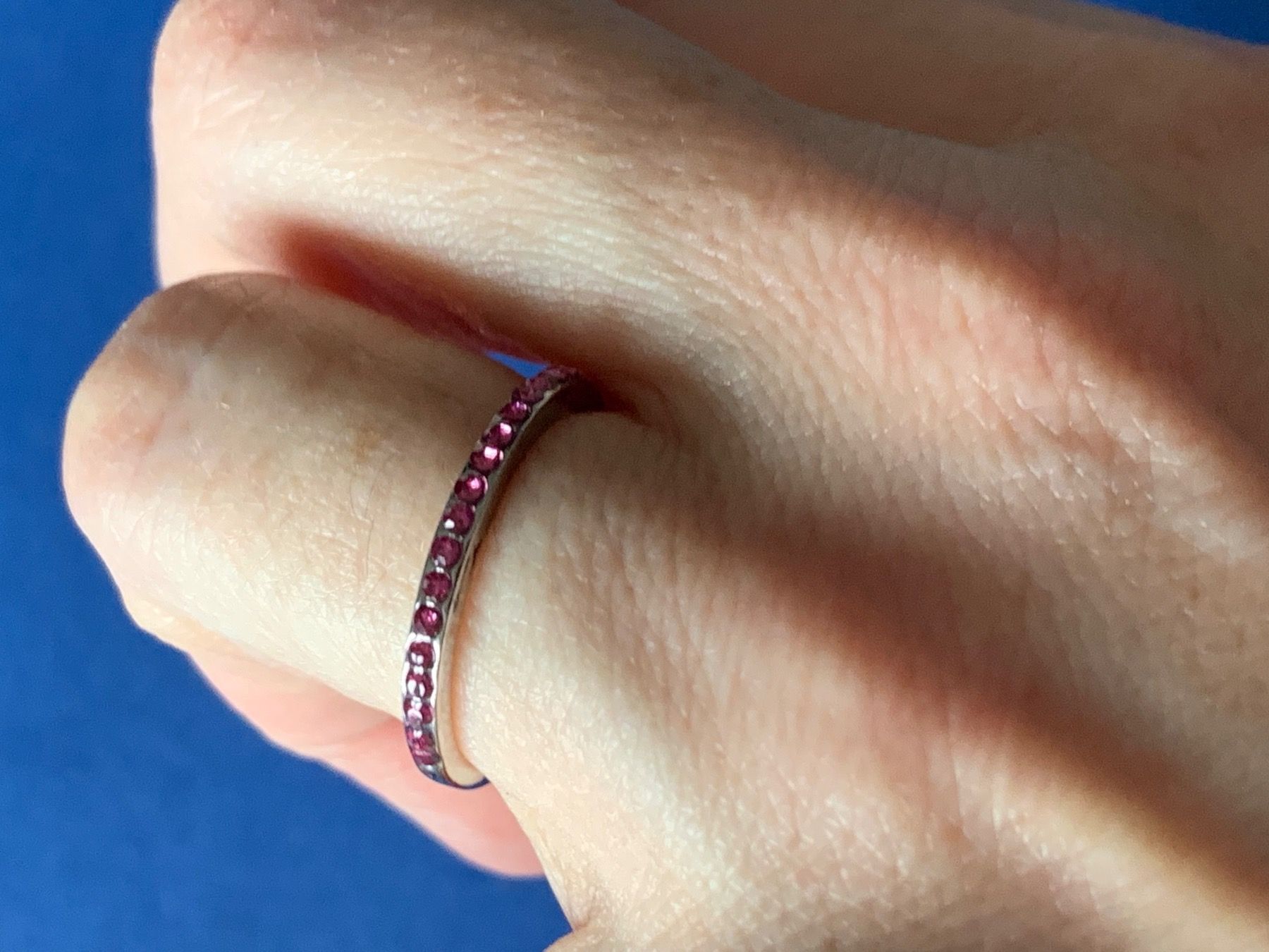 Anelli: Ring rosaroti Steinli (55) – Usato da Dittingen venduto da Bijoubelle