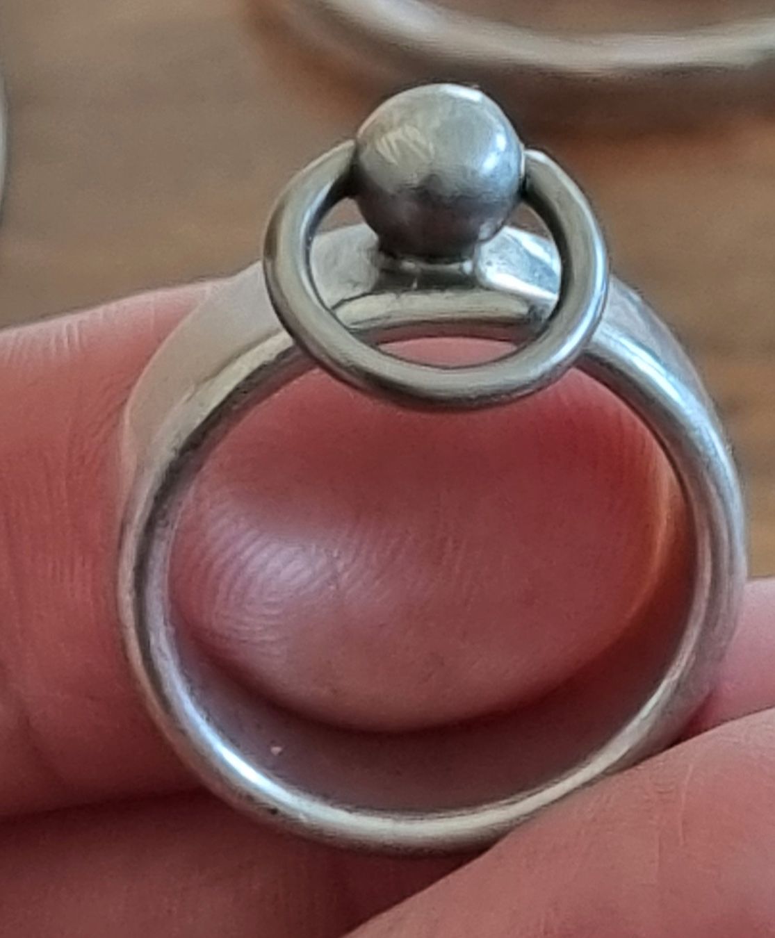 Anelli: Unikat Piercing 925 Silber Ring 55 – Usato da Beckenried venduto da lou_two