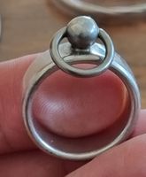 Unikat Piercing 925 Silber Ring 55