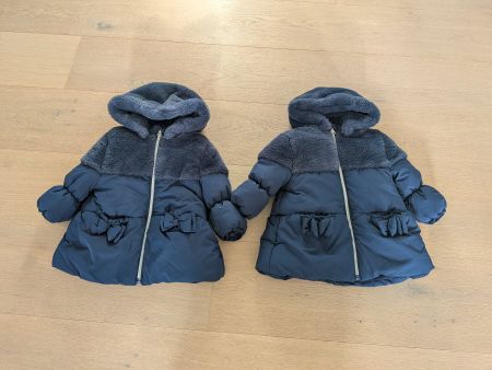 ​✨ Zwillingsset: 2 wunderschöne Winterjacken Gr. 74 ✨
