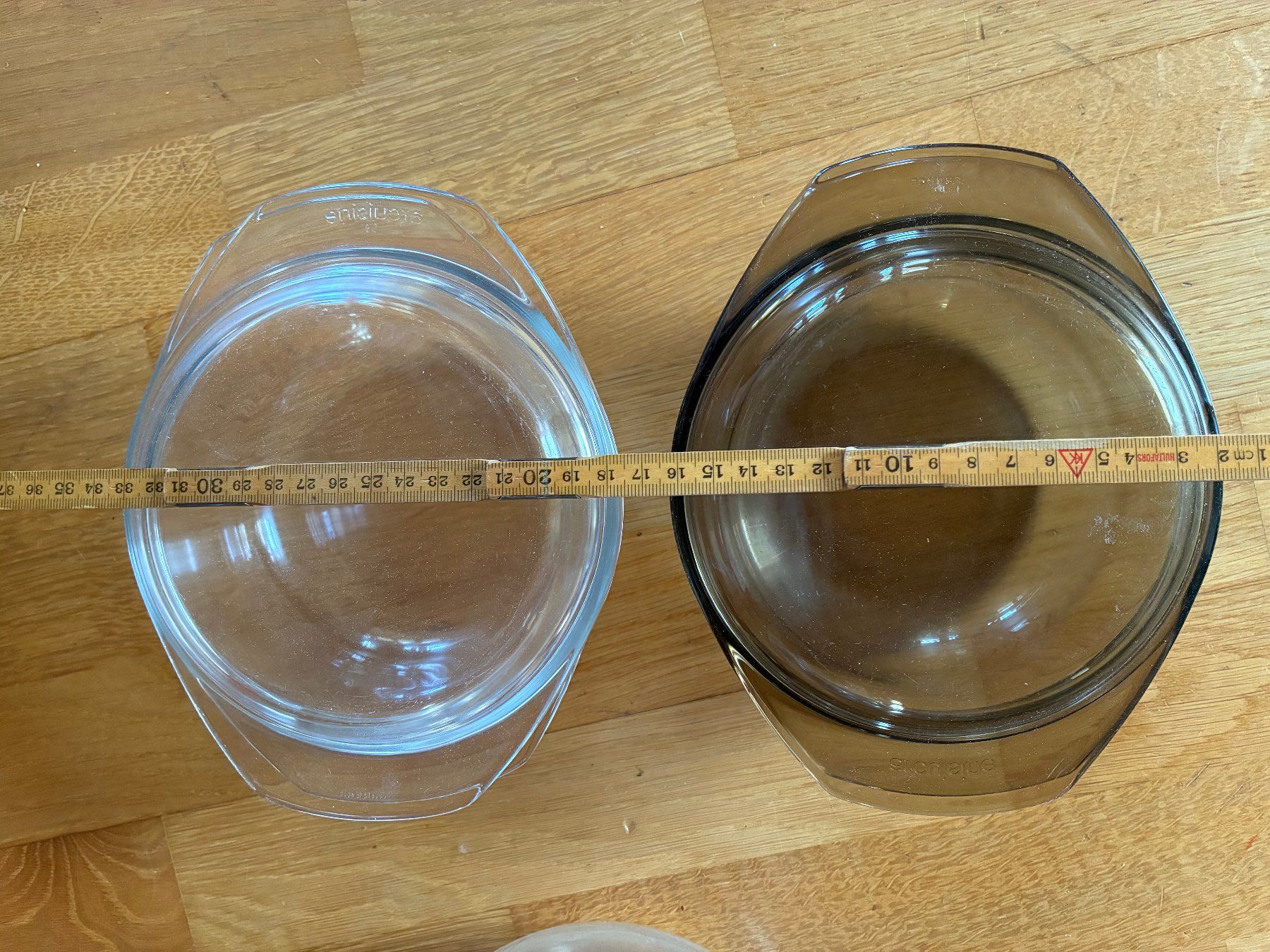 Teglie da forno: 3er Set Glas Auflaufformen/Bräter, div. Grössen – Usato da Rüegsauschachen venduto da ivatug 2